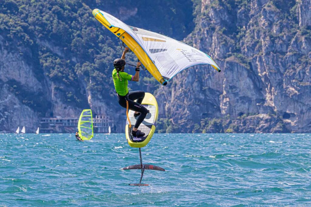 On-water coaching at Lake Garda